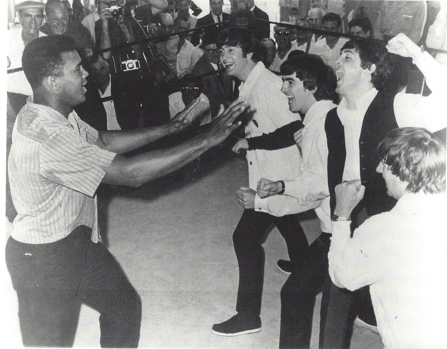 The Beatles & Muhammad Ali Photo Boxing Picture Music
