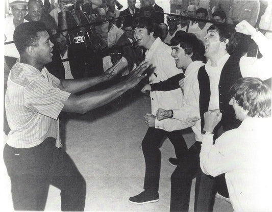 The Beatles & Muhammad Ali Keychain Boxing Picture Music