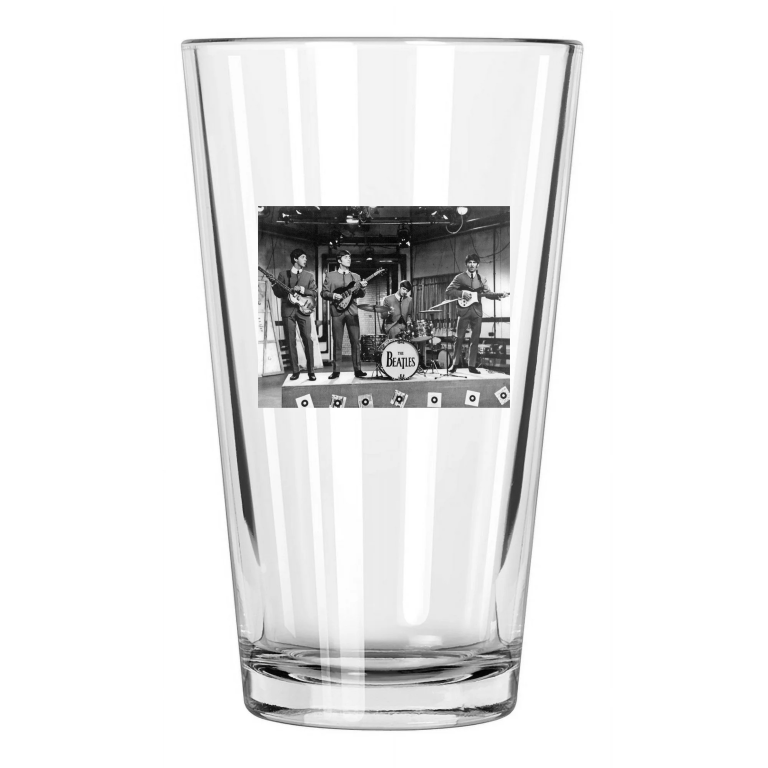 The Beatles John Lennon Paul Mccartney Harrison & Ringo Starr Pint Beer Glass