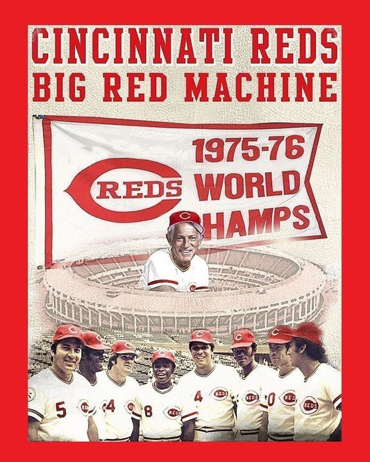The Big Red Machine Photo Cincinnati Reds Baseball Picture Mlb Sparky A