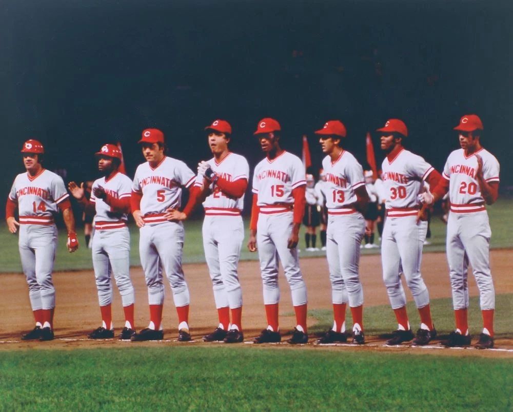 The Big Red Machine Photo Cincinnati Reds Baseball Picture Rose Bench Pre G