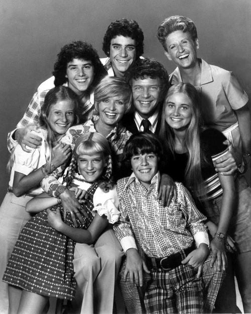 The Brady Bunch Glossy Keychain Family Print Florence Henderson Keychain