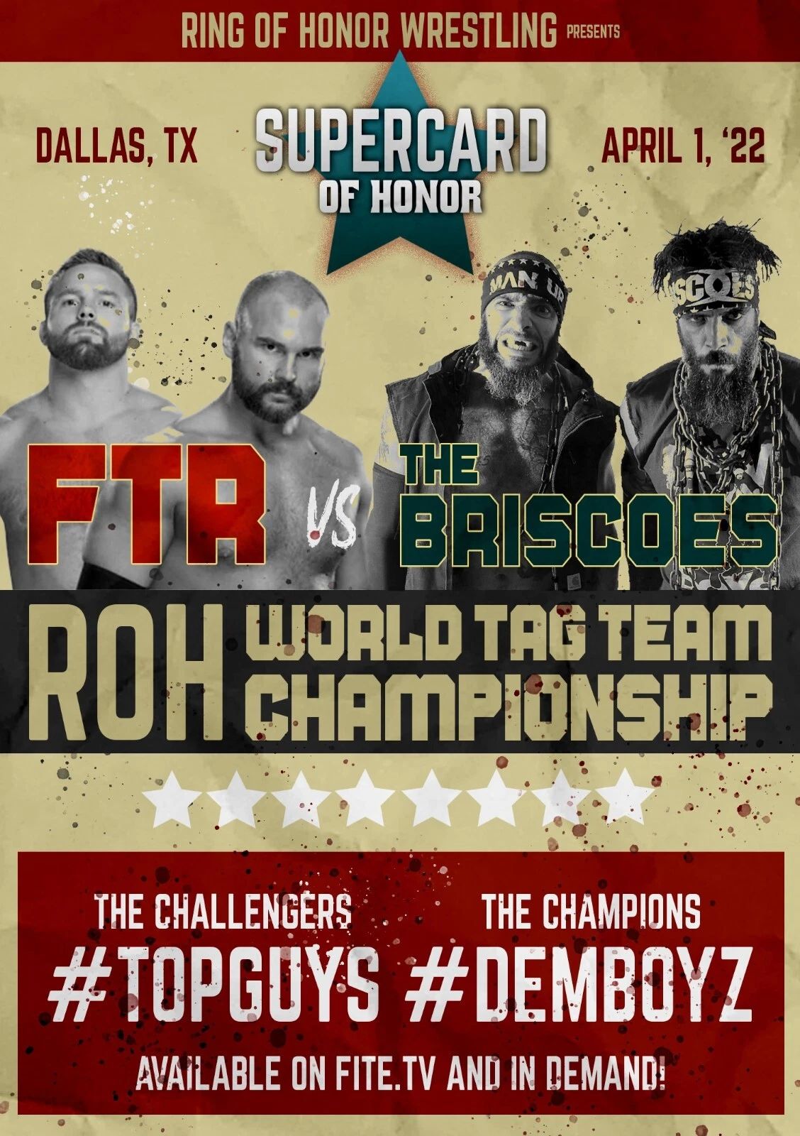 The Briscoes Vs Ftr Photo Wrestling Picture Roh Ring Of Honor