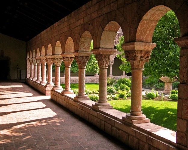 The Cloisters Met Museum Glossy Magnet Manhattan New York Print