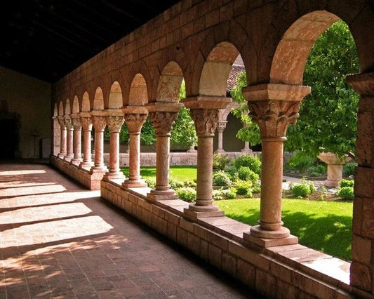 The Cloisters Met Museum Glossy Keychain Manhattan New York Print