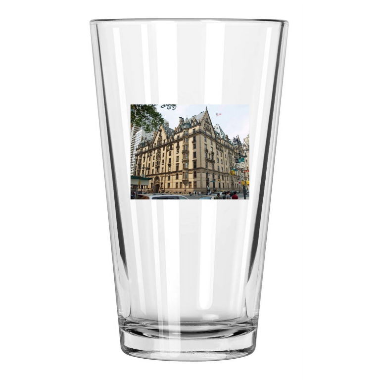 The Dakota Apartments Photo Manhattan New York Pint Beer Drinking Glass