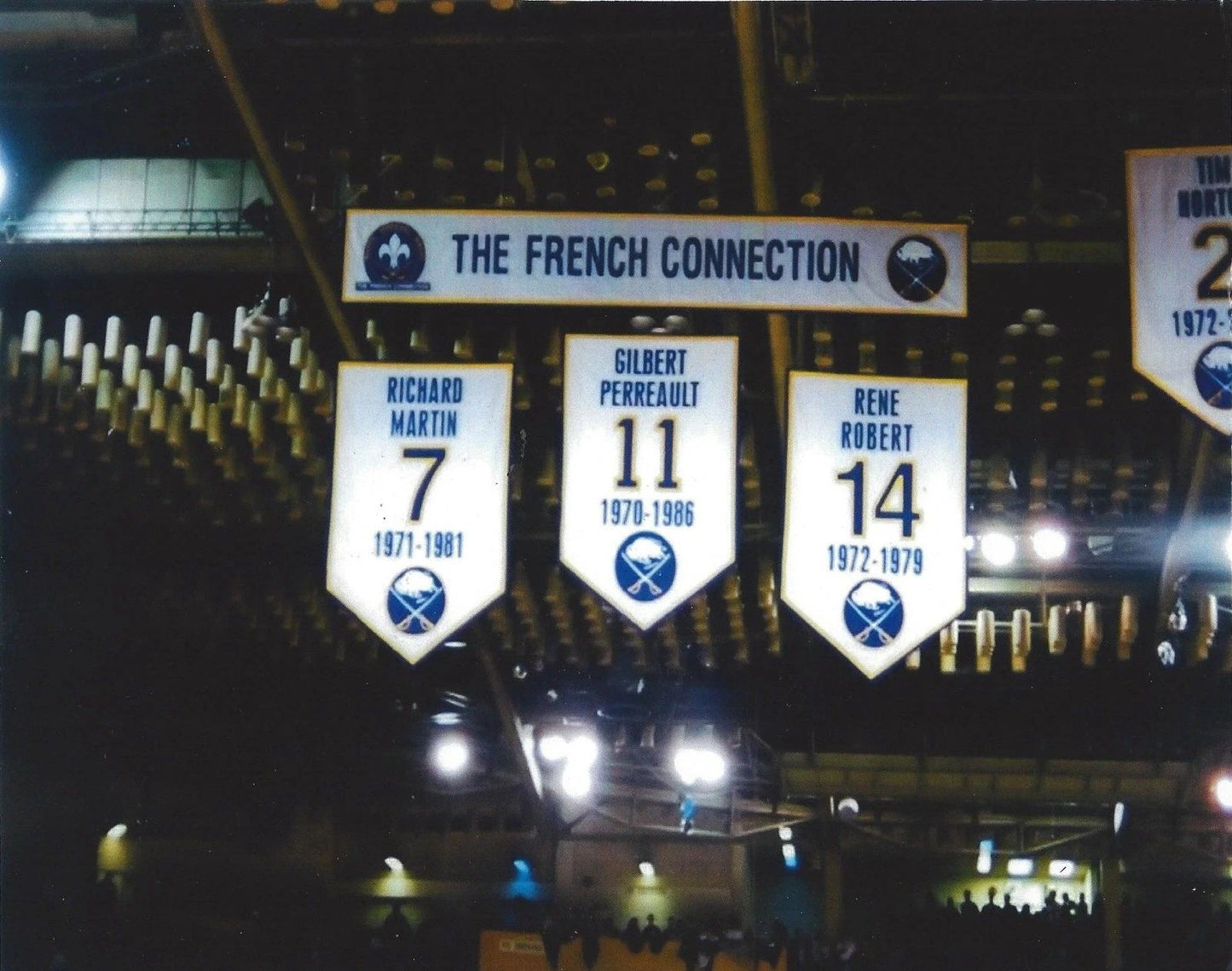 The French Connection Banner Photo Buffalo Sabres Perreault Hockey Picture