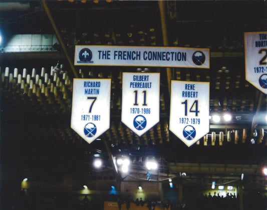 The French Connection Banner Photo Buffalo Sabres Perreault Hockey Picture