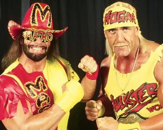 The Mega Powers Macho Man Randy Savage & Hulk Hogan Photo Wrestling Picture