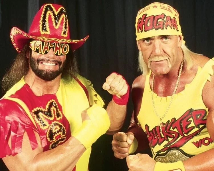 The Mega Powers Macho Man Randy Savage & Hulk Hogan Magnet Wrestling Picture