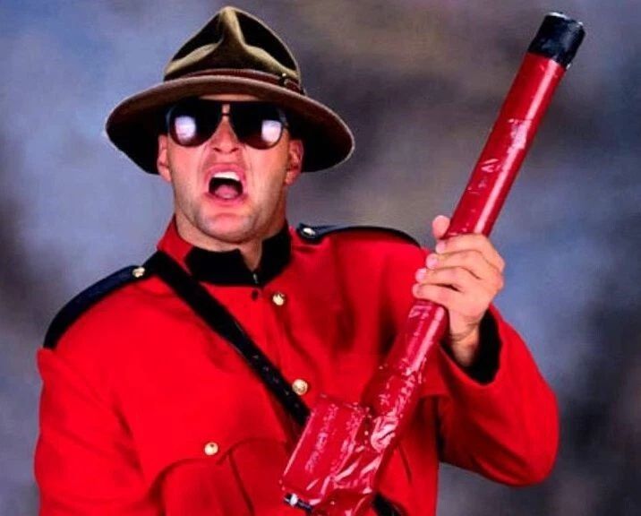 The Mountie Magnet Wrestling Picture Wwf
