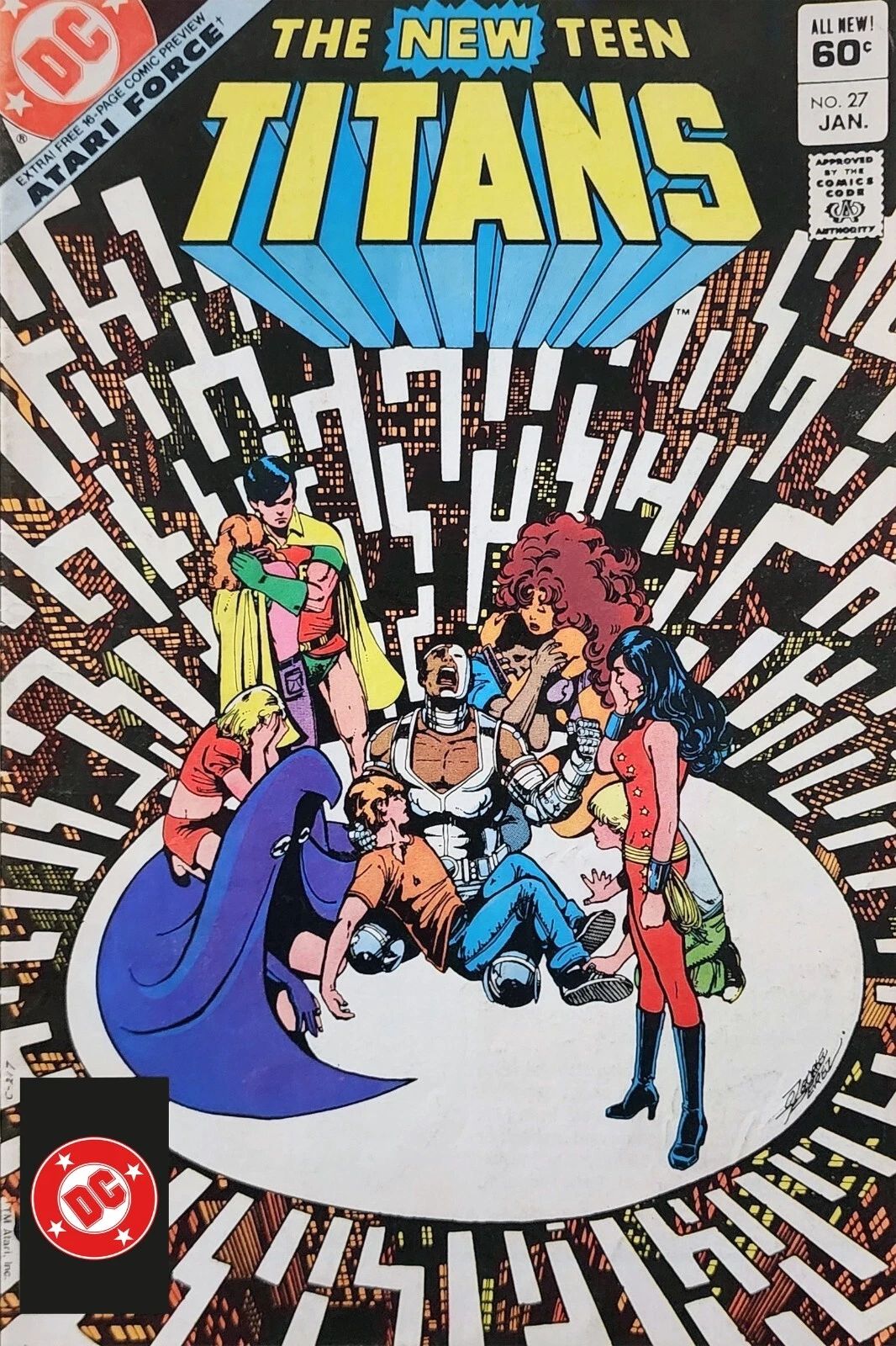 The New Teen Titan No 27 Art Magnet 17X11