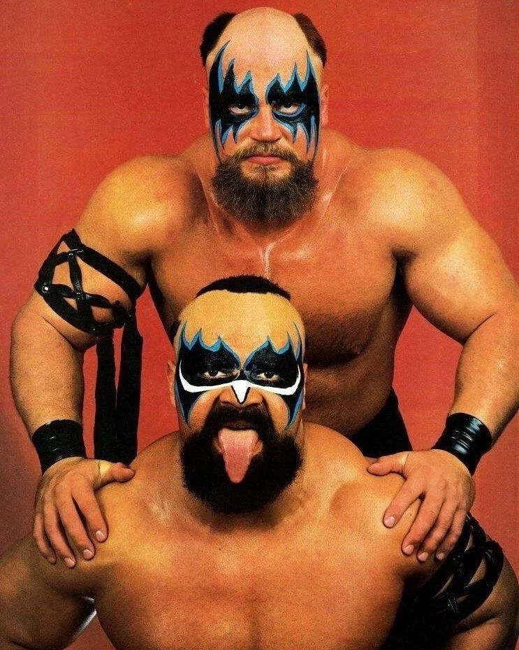 The Powers Of Pain Photo Wrestling Picture Wwf Nwa Warlord Barbarian Color