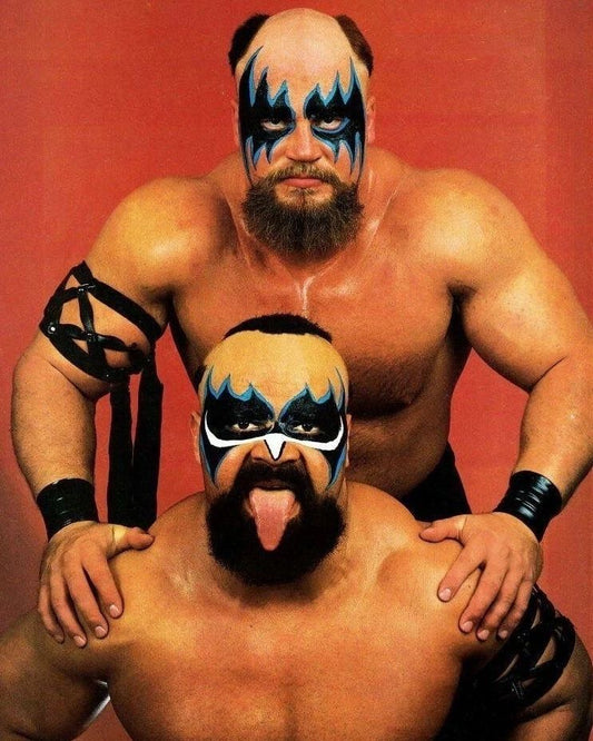 The Powers Of Pain Photo Wrestling Picture Wwf Nwa Warlord Barbarian Color