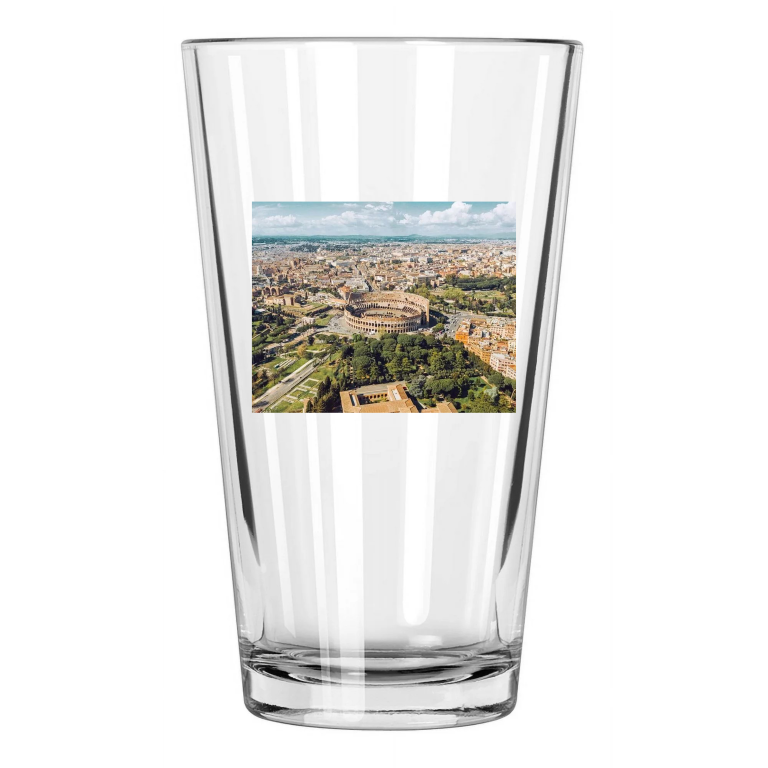 The Roman Colosseum In Rome Italy Coliseum Amphitheatre 2 Pint Beer Glass