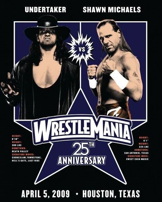 The Undertaker Vs Shawn Michaels Magnet Wrestling Picture Wrestlemania