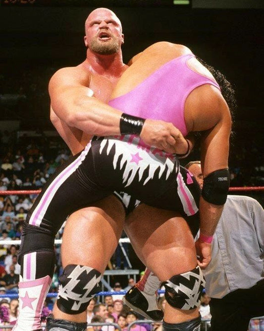 The Warlord Vs Bret The Hitman Hart Keychain Wrestling Picture Wwf