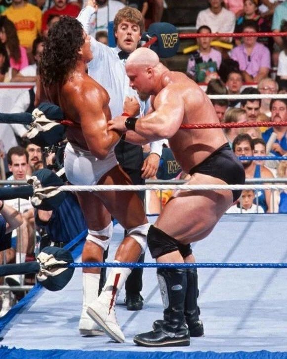 The Warlord Vs Tito Santana Magnet Wrestling Picture Wwf