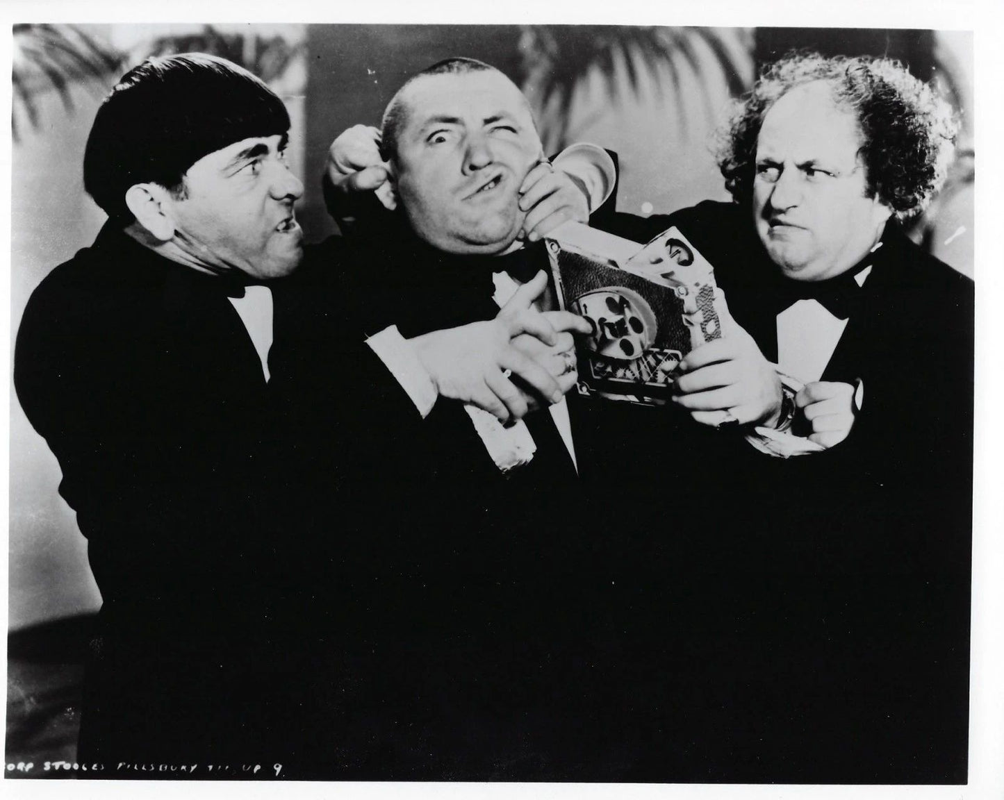 Three Stooges Keychain Tv Movies Larry Moe Curly