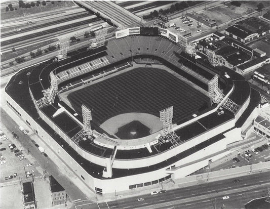 Tiger Stadium Magnet Baseball Mlb Picture Detroit Tigers Aerial View
