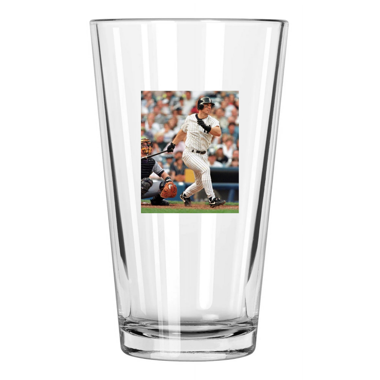 Tino Martinez Photo Baseball New York Yankees Pint Beer Drinking Glass