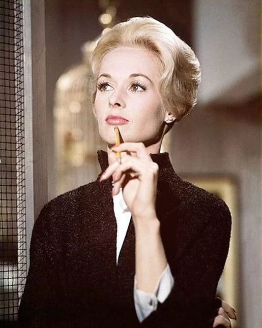 Tippi Hedren In Classic Hitchcock Film The Birds Vintage Picture Keychain