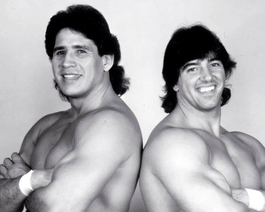 Tito Santana & Rick Martell Keychain Wrestling Picture Wwf