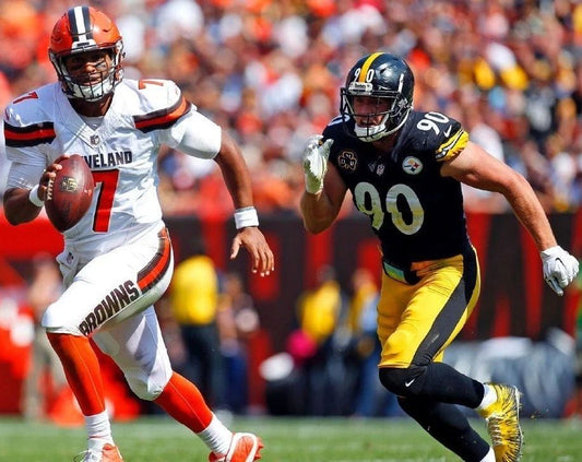 Tj Watt & Deshone Kizer Magnet Pittsburgh Steelers Picture Nfl Football