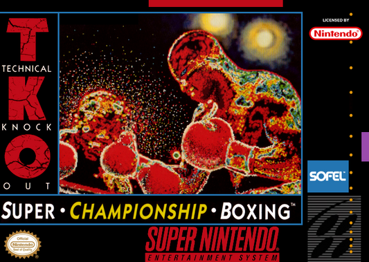 Tko Super Championship Boxing (Usa) Snes Print Poster