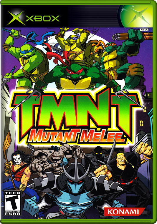 Tmnt Mutant Melee Xbox Print Poster