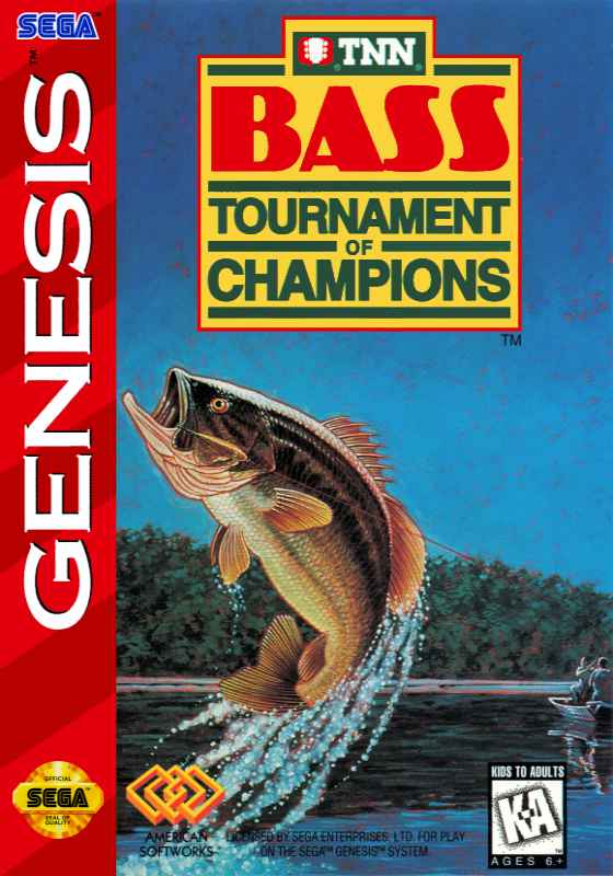 Tnn Bass Tournament Of Champions (Usa) Genesis Print Poster