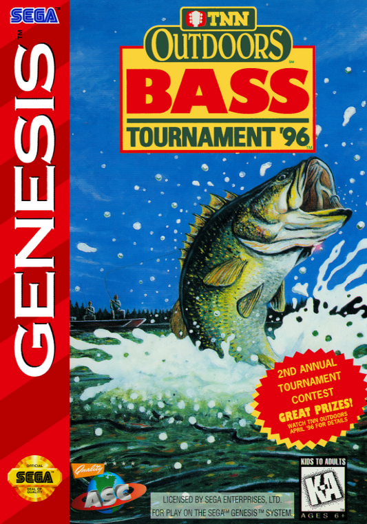 Tnn Outdoors Bass Tournament 96 (Usa) Genesis Print Poster