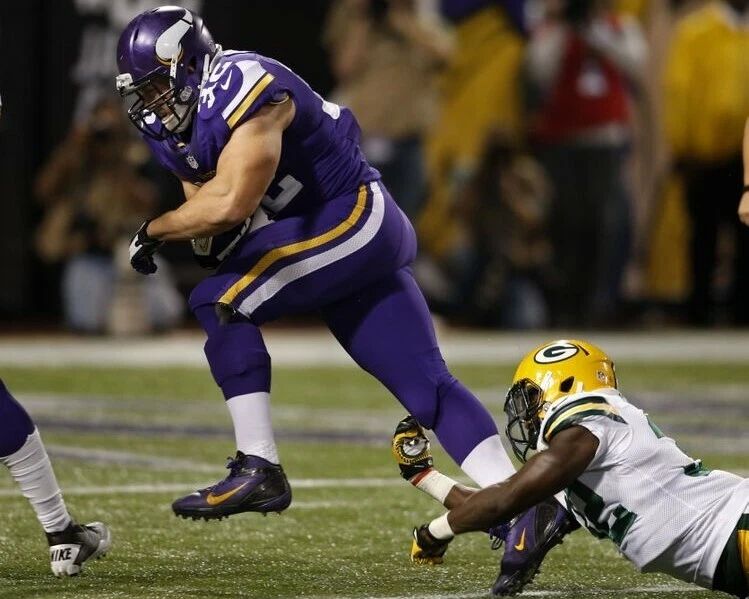 Toby Gerhart Keychain Minnesota Vikings Picture Nfl Football Vs Packers