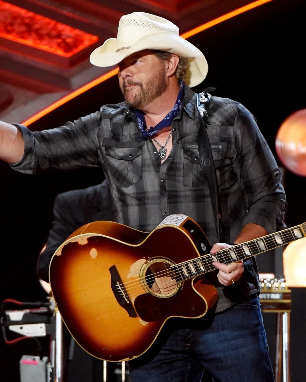 Toby Keith Keychain Country Music Picture