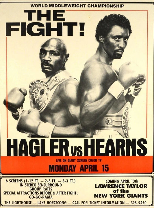 Tommy Hearns Vs Marvin Hagler Photo Boxing Picture Championship Thomas Cc