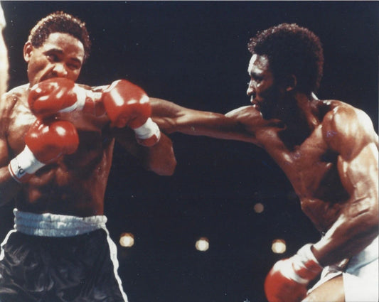 Tommy Hearns Vs Wilfredo Benitez Photo Boxing Picture Thomas