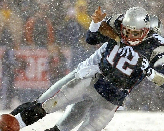 Tom Brady & Charles Woodson Magnet Raiders Patriots Picture Nfl Football