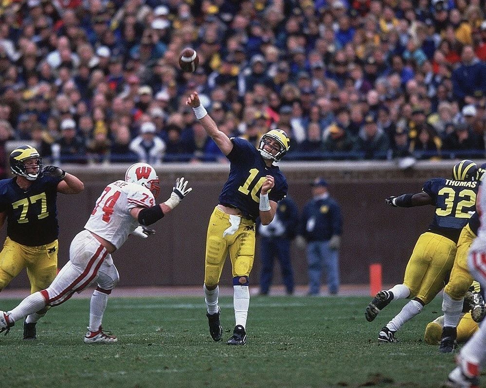 Tom Brady Magnet Michigan Wolverines Picture Ncaa Football Game Action