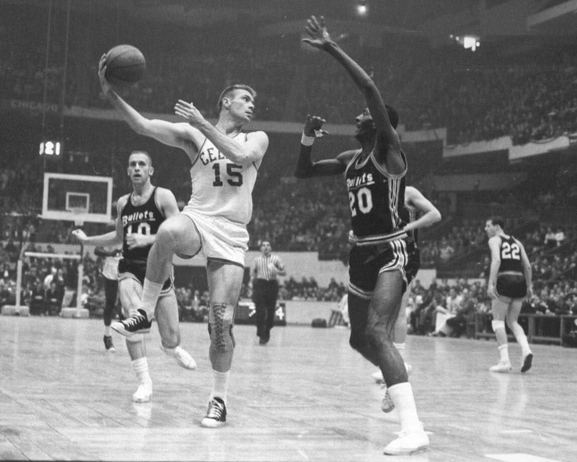 Tom Heinsohn Photo Boston Celtics Basketball Nba Vs Bullets