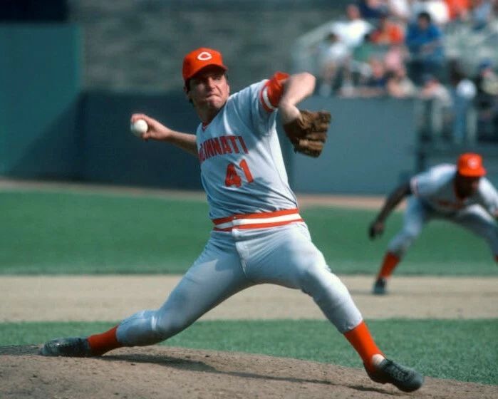 Tom Seaver Photo Cincinnati Reds Baseball Picture Mlb Game Action