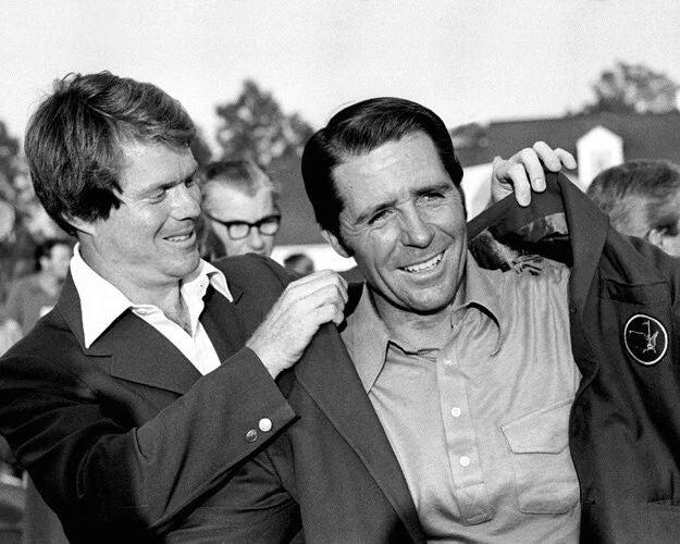 Tom Watson And Gary Player Glossy Keychain 1978 Masters At Augusta Print
