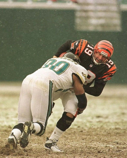 Tony Brackens Keychain Jacksonville Jaguars Picture Nfl Football Vs Bengals