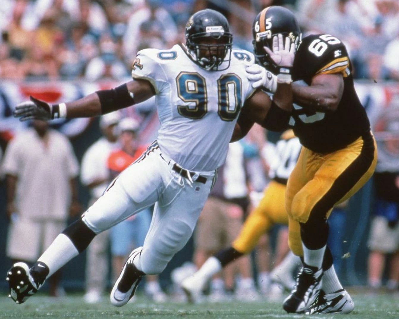 Tony Brackens Photo Jacksonville Jaguars Picture Nfl Football Vs Steelers