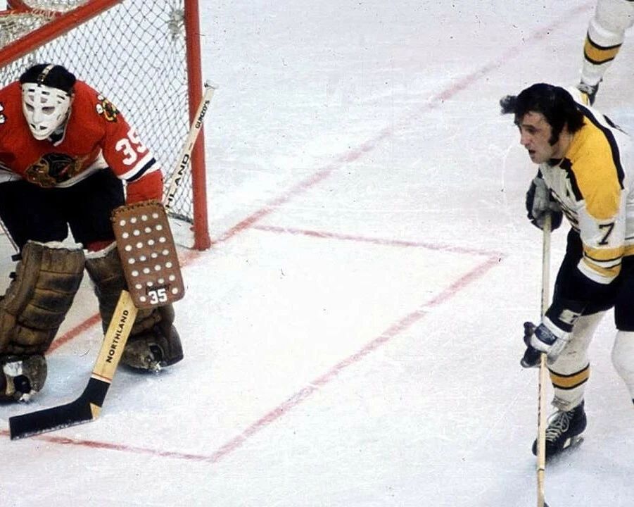 Tony & Phil Esposito Photo Hockey Chicago Blackhawks Bruins Picture Nhl