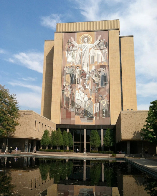 Touchdown Jesus Magnet Notre Dame Fighting Irish Picture Ncaa Football