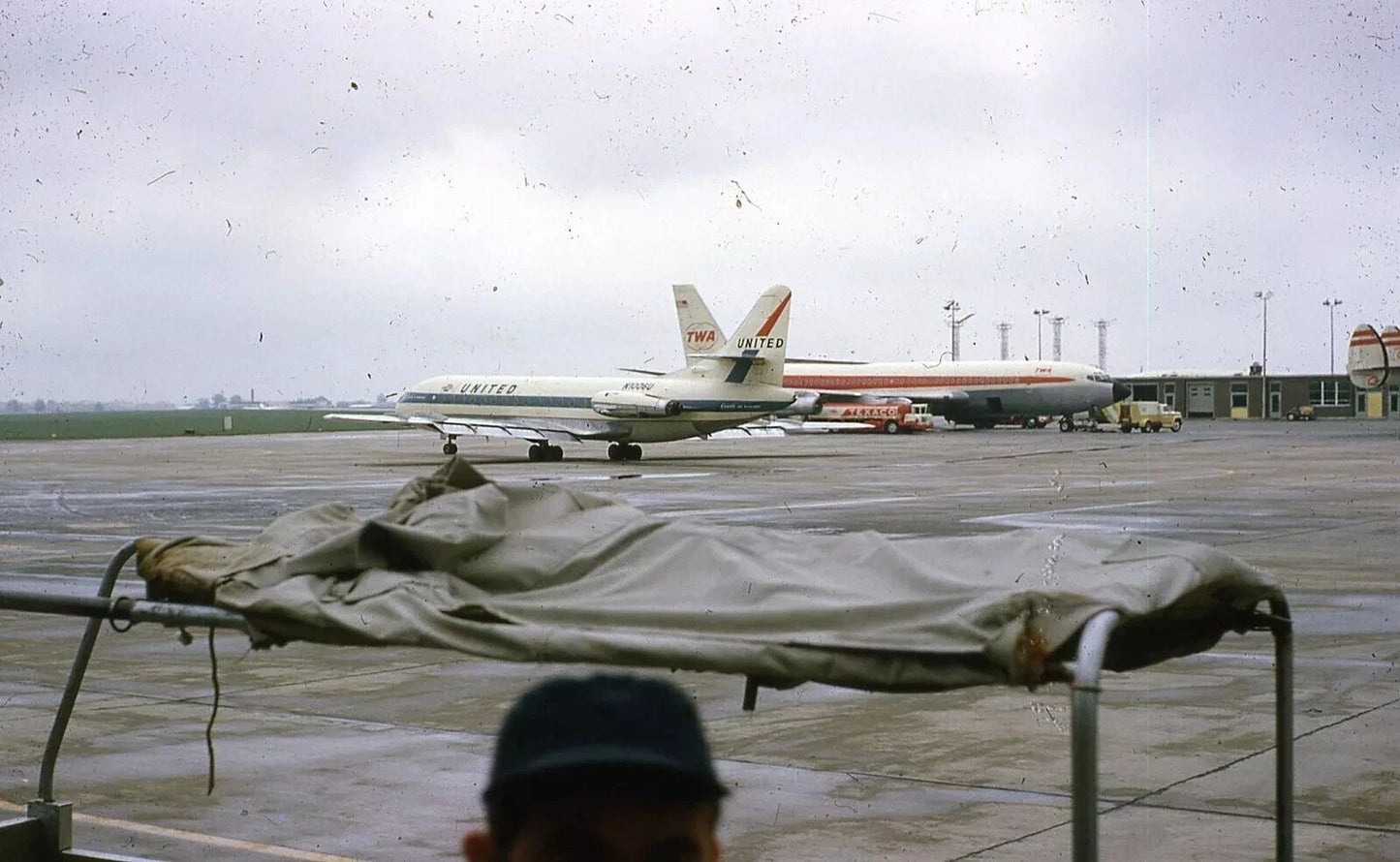 Trans World Airlines Boeing 707 Jet Plane Retro Airport Picture Photo
