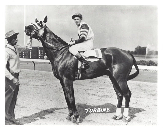 Turbine Magnet Horse Racing Picture Jockey