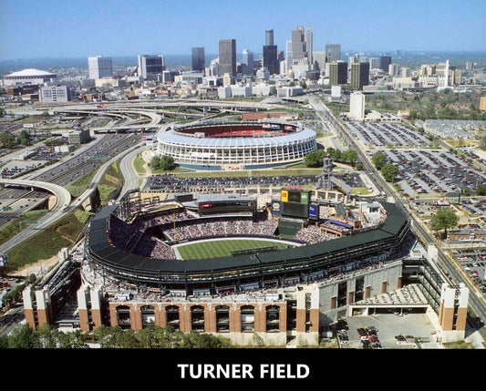 Turner Field Keychain Atlanta Braves Baseball Picture Mlb