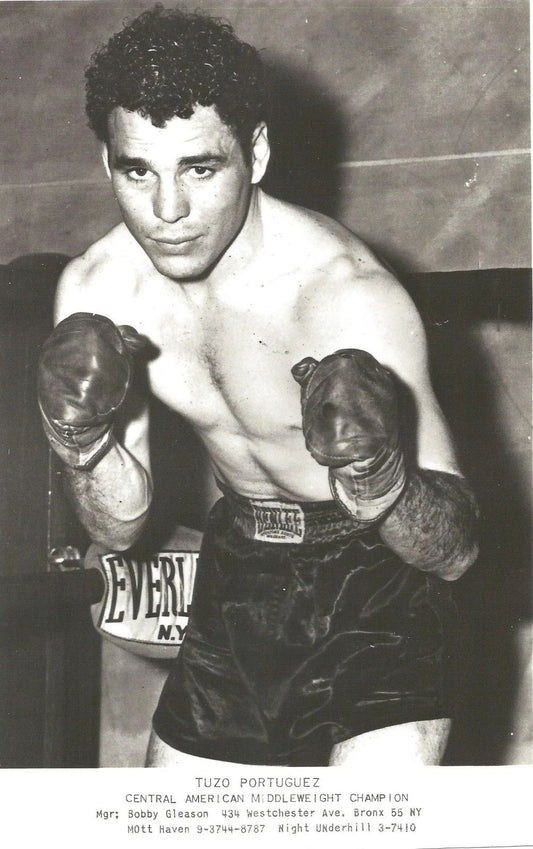 Tuzo Portuguez Magnet Boxing Picture Bw