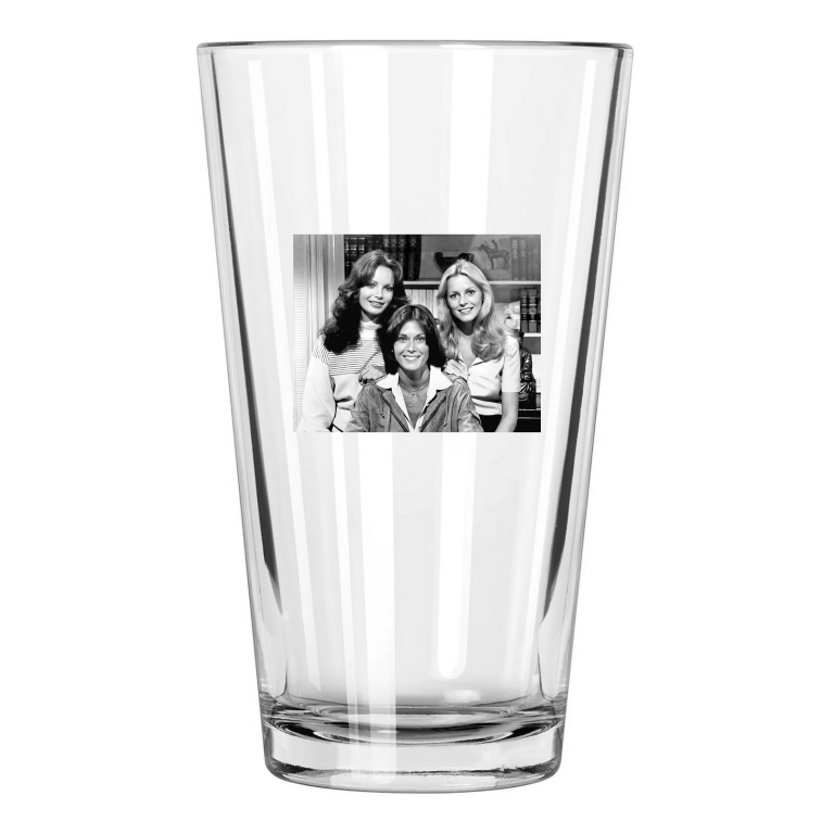 Tv Charlie'S Angels Cheryl Ladd, Kate Jackson, Jaclyn Smith Pint Beer Glass